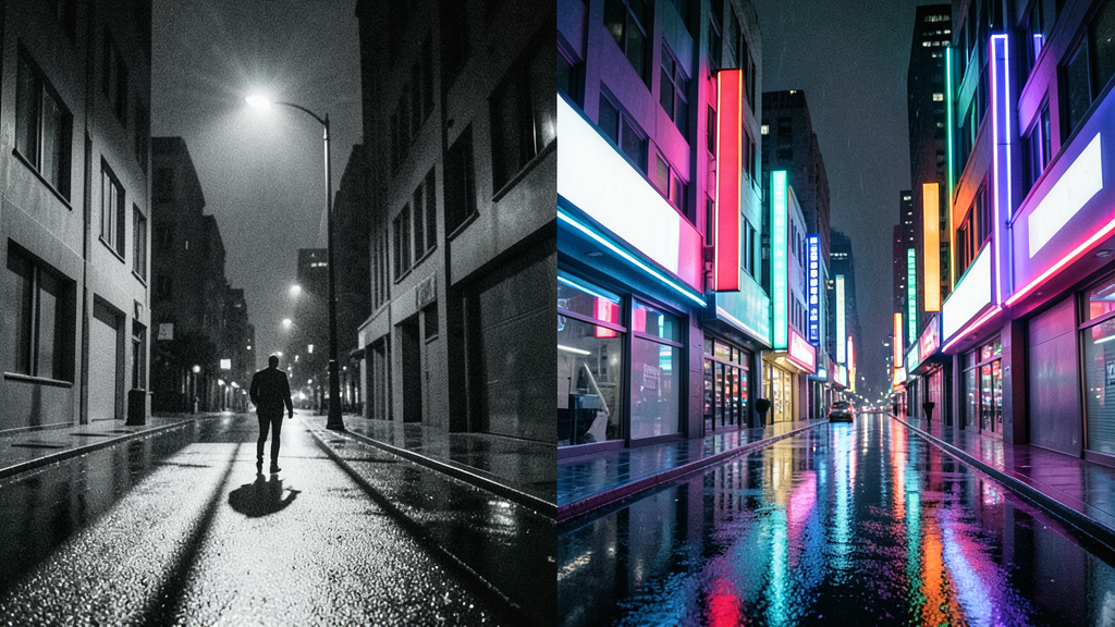 Noir vs Cyberpunk: The Two Moodiest AI Image Styles Compared