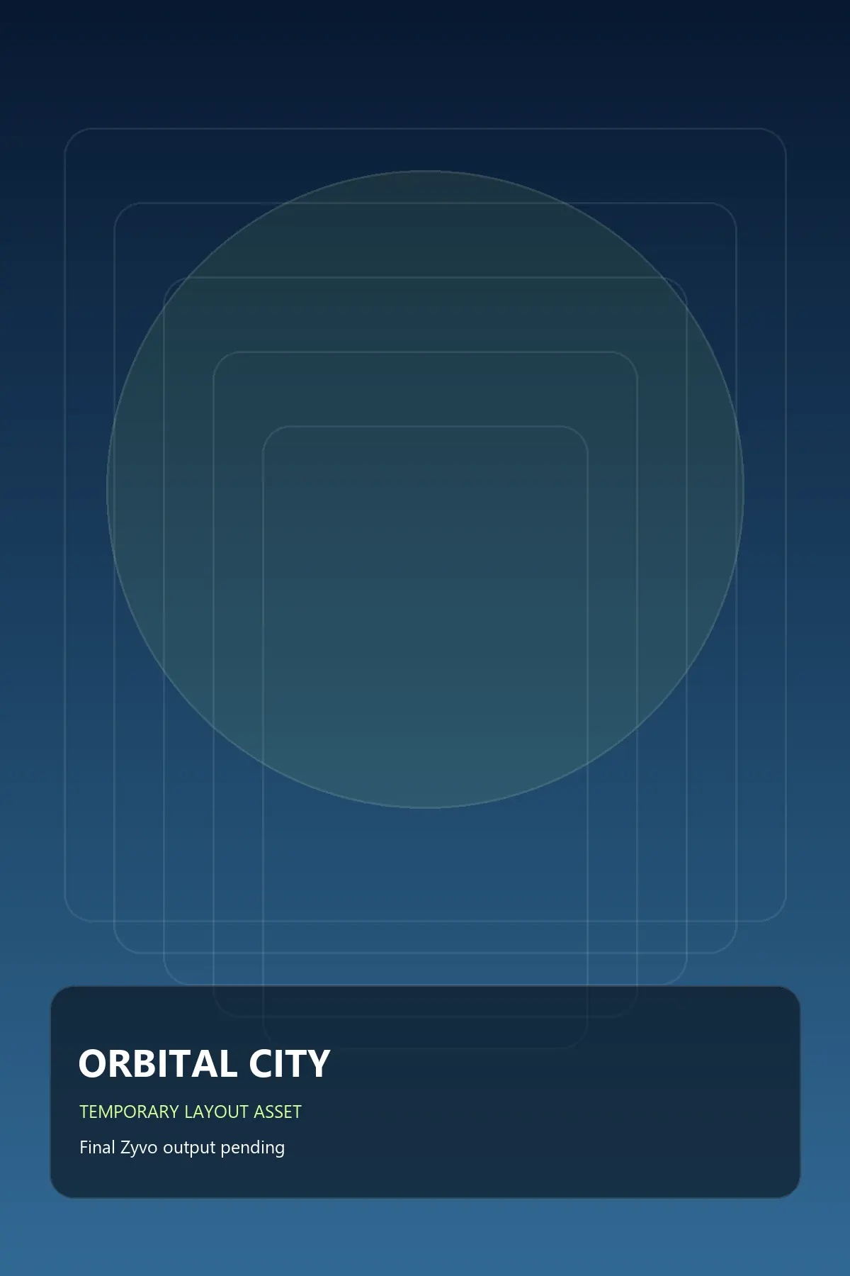 A maintenance worker in an orbital city above Earth after midnight
