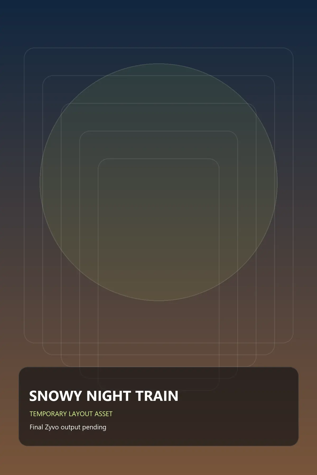 The warm interior of the last train traveling through a snowstorm