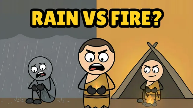 YouTube thumbnail made by Zyvo with the headline “RAIN VS FIRE?”