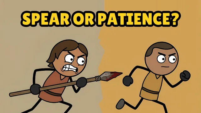 YouTube thumbnail made by Zyvo with the headline “SPEAR OR PATIENCE?”