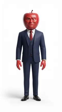 Rick Crisp, an AI fruit story character