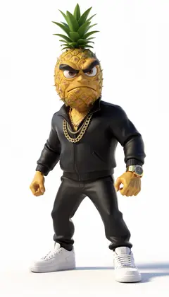 Gangster Pineapple fruit drama character