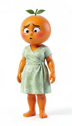 Orange Mom fruit drama character