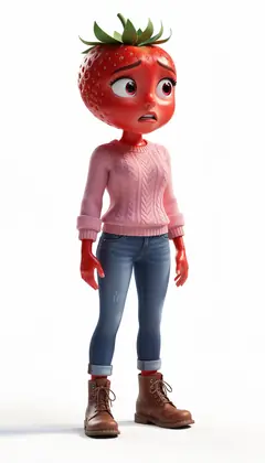 Strawberry Mom fruit drama character